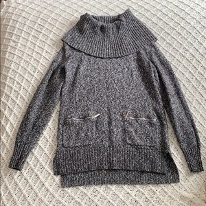 Michael Kors grey cowl neck sweater